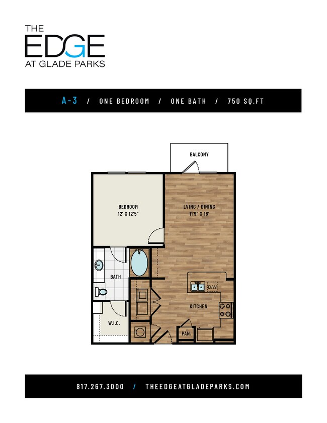 Floorplan - The Edge at Glade Parks
