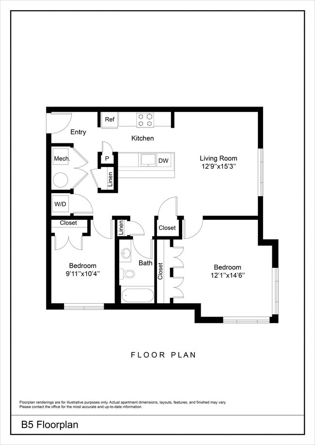 Floorplan - Bracken Square