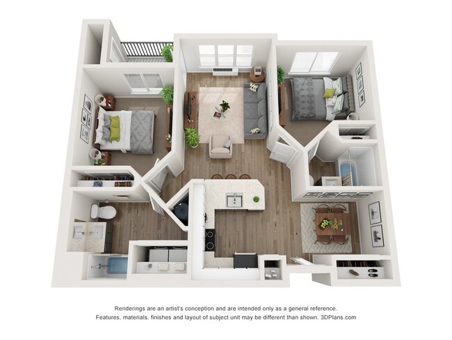 Floorplan - Timberview Apartments