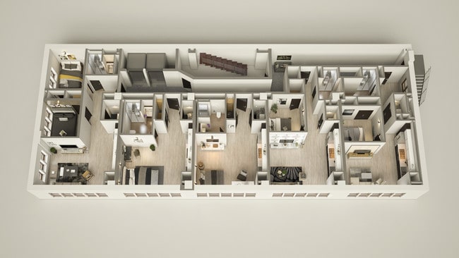 Floorplan - Kasa Cadillac Square Detroit