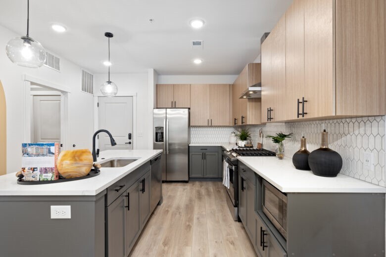 Two-Bedroom Kitchen - The Caswell at Runnymeade