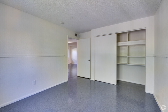 First Bedroom - 2BR , 1BA - 750SF - Starlight Apartment Homes