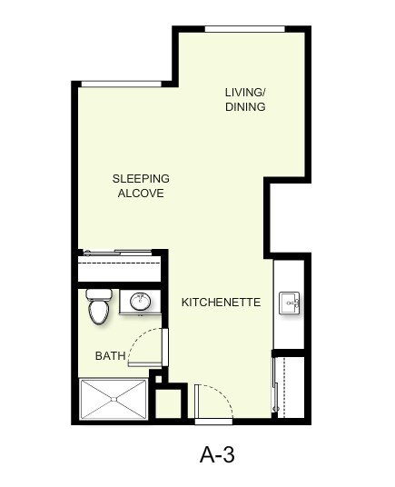 studio - The Lodge at Wake Forest