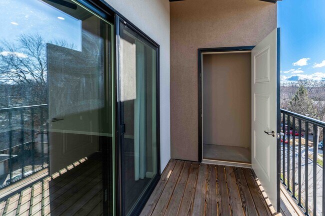 Private Balcony & Outdoor Storage Closet - Coryell Commons