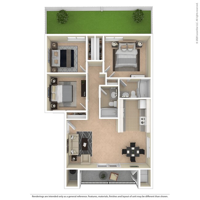 Floorplan - Canyon Run Apartments