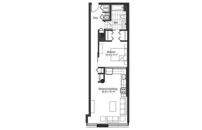 Floorplan - 13thirteen Randolph Street Lofts