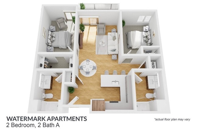 Floorplan - Watermark Apartments
