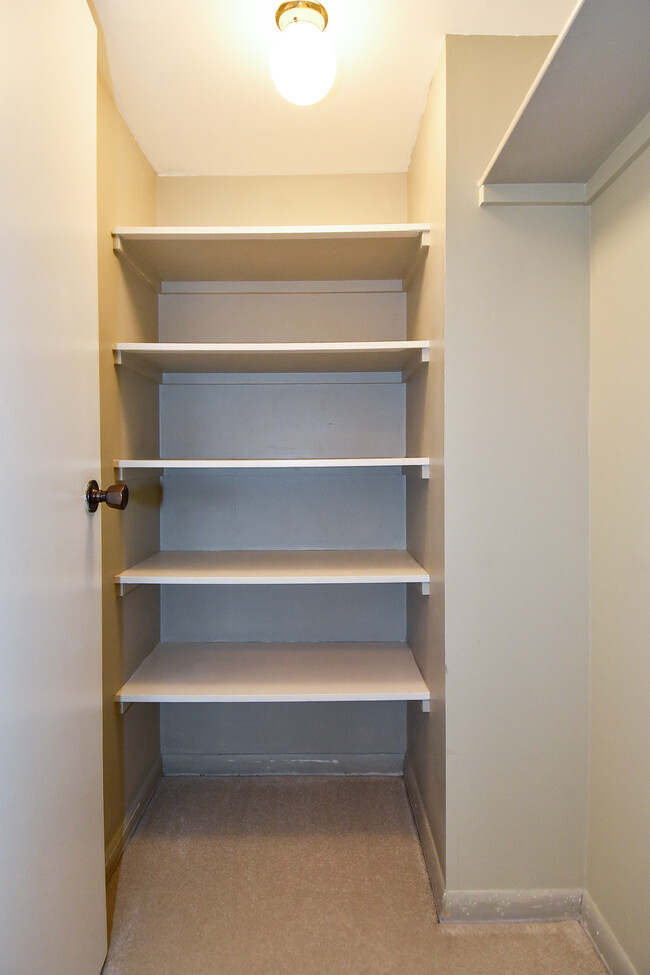 Linen/storage closet in hallway - 400 Madison St