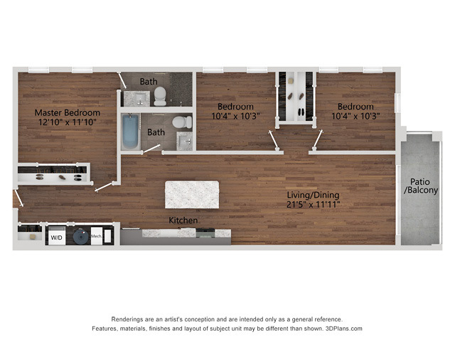 Floorplan - Monroe Aberdeen Place