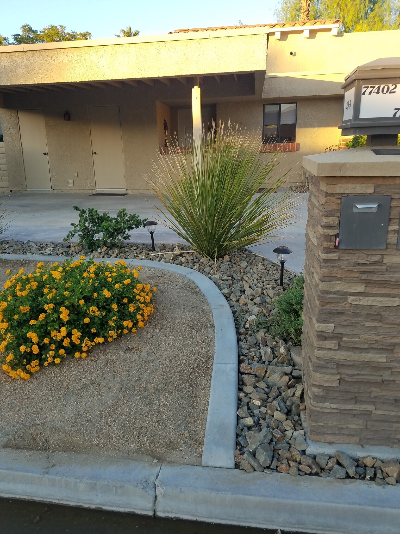 Front entrance, carport - 77402 Preston Trl