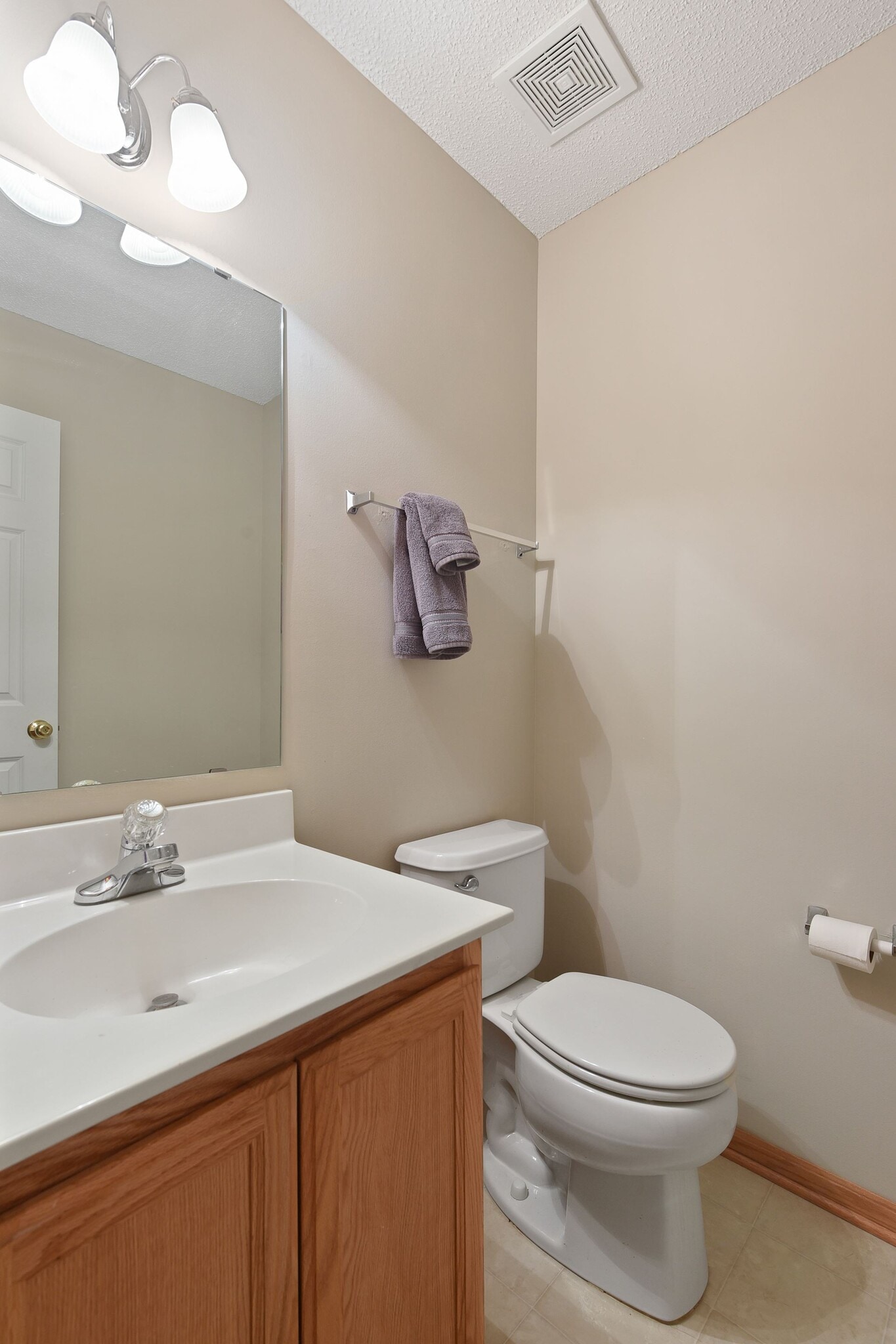 Half-bath lower level - 20505 Erin Ct