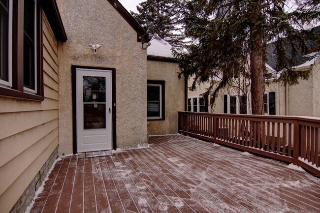 Large deck for entertaining in the warm months! - 5427 Xerxes Ave S