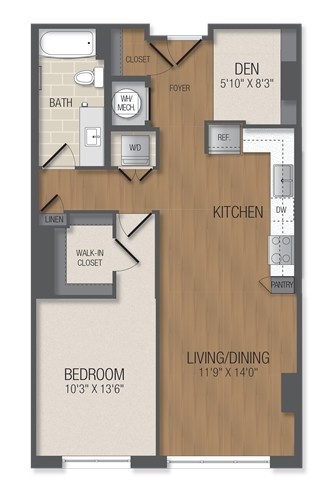 Floorplan - The Acadia at Metropolitan Park