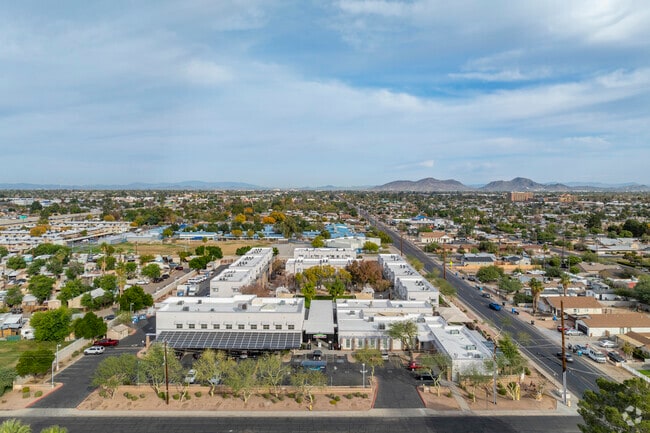 Aerial - Thunderbird Apartments on 23rd Ave