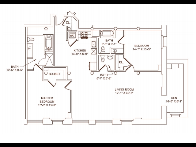 2BR/2BA - Baker Square Condominiums