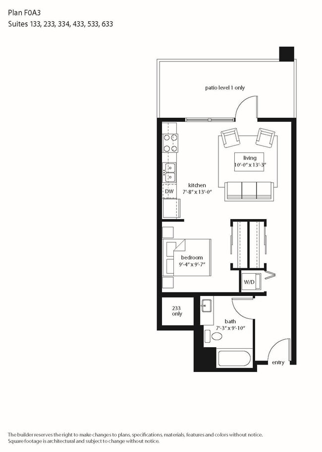 Floorplan - Equinox Apartments