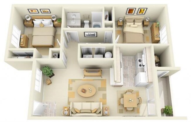 Floorplan - Hathaway Court Apartments