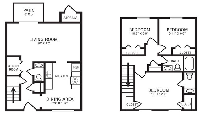 THE CAPTAIN | 3 BR - College Square at Harbour View Townhomes