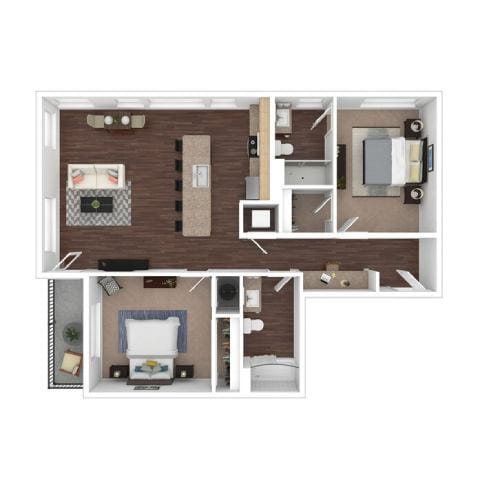 Floorplan - B Street Lohi Apartments