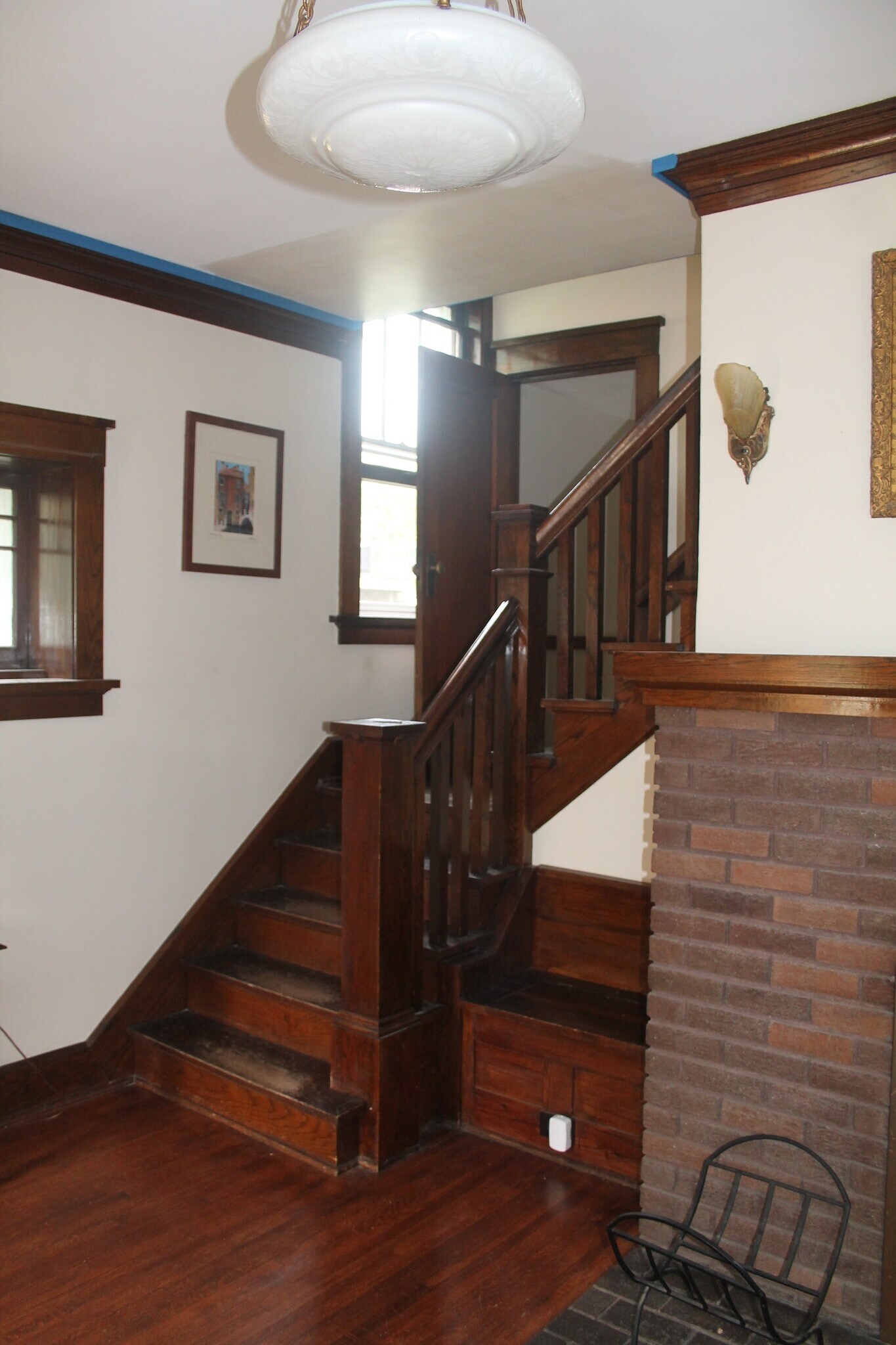 Beautiful hardwood staircase - 106 SE 2nd Ave