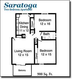 Floorplan - Harrisburg Square Apartments