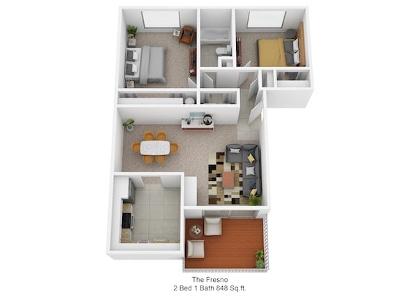 Floorplan - Harpers Point Apartments*