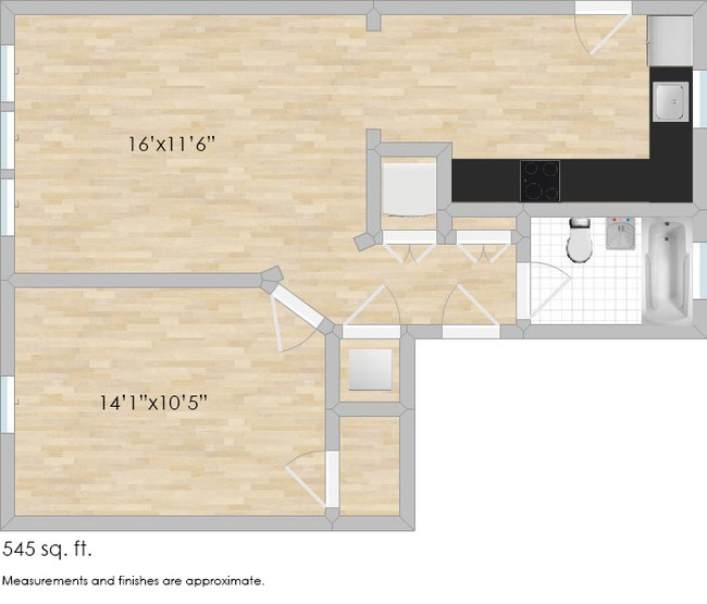 Floorplan - 1026-1028 Washington Blvd.