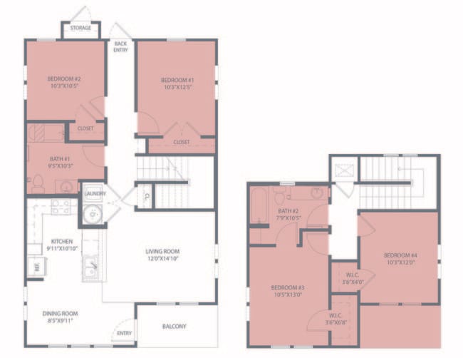 Floorplan - Gardens At San Juan Square