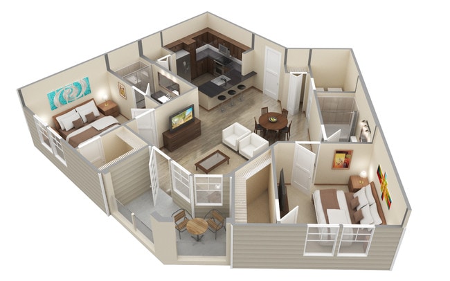 Floorplan - Messina Luxury Apartments