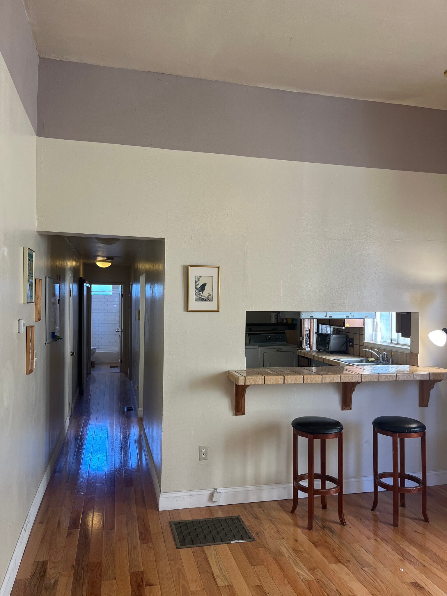 View of Kitchen Bar from Living Room - 1077 12th St