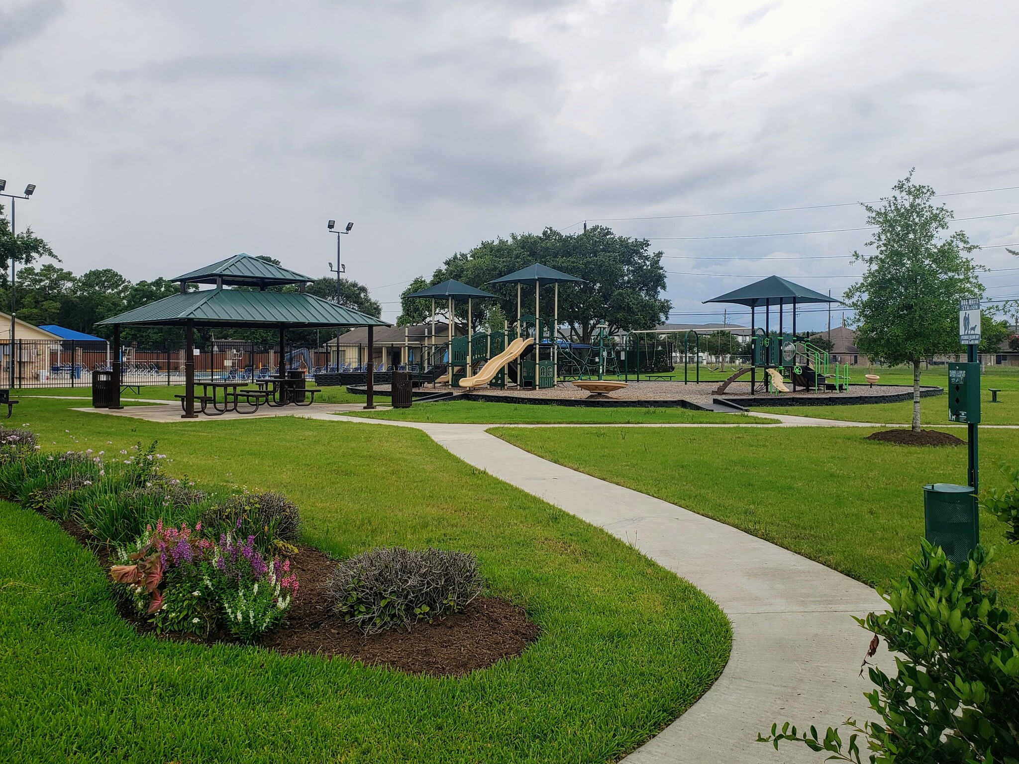 Area playground, in behind the house - 615 Park Grove Ln