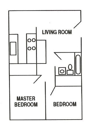 2BR/1BA - Swenson Oaks Apartments