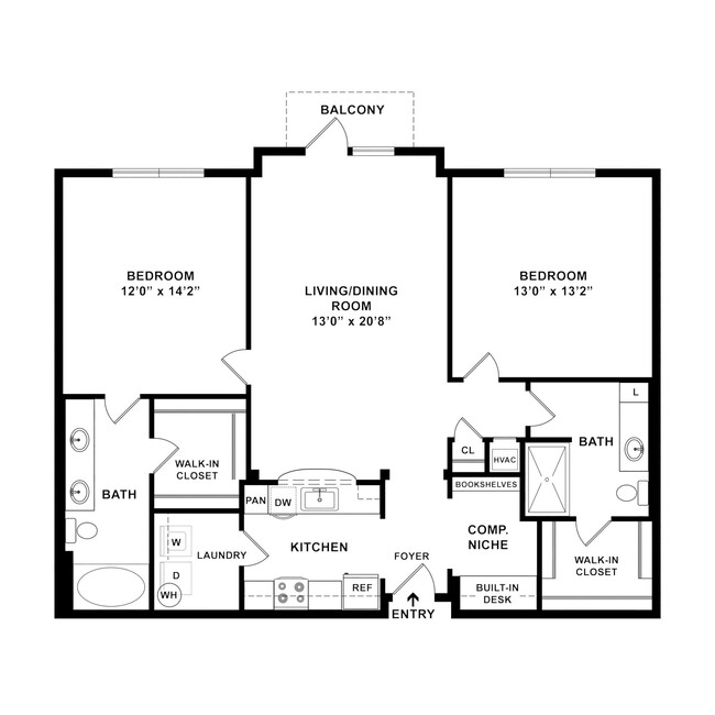 Floorplan - Cortland Addison Circle