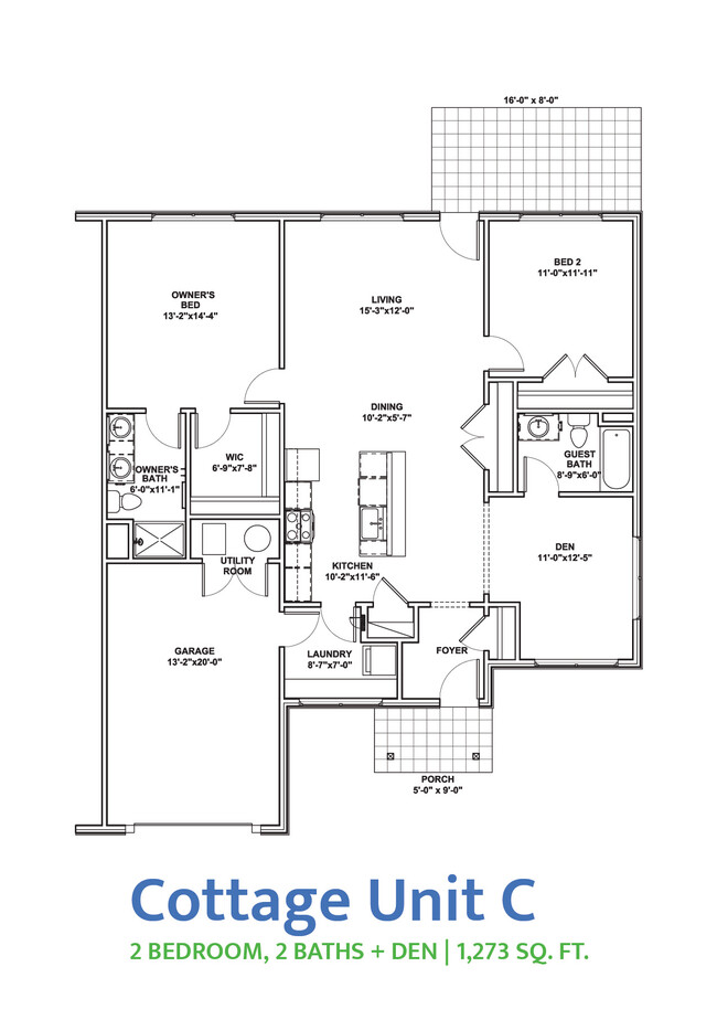 Cottage Unit C - Verena at Hilliard - 55+ Community