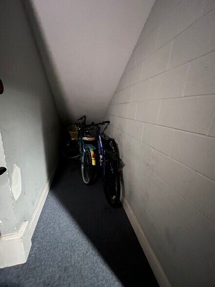 There is both indoor and outdoor bike storage; this is the indoor storage space. - 2910 Georgia Ave NW