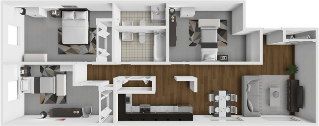 Floorplan - Fox Hill Apartments