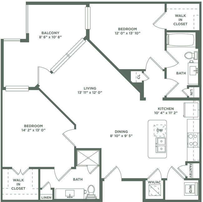 Floorplan - The Baldwin at St. Paul Square