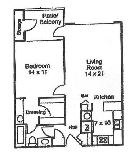 1BR/1BA - Lakes at Epping Way