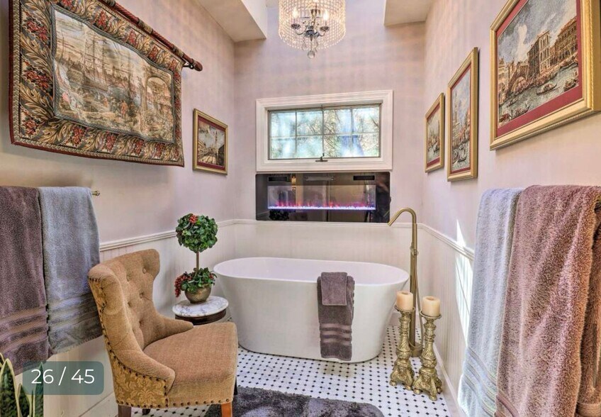 New soaking tub and shower in the his and hers Madter bathroom - 234 Brookwood Dr