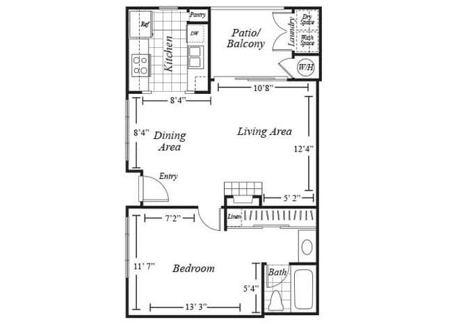 Floorplan - Westbrook Apartments