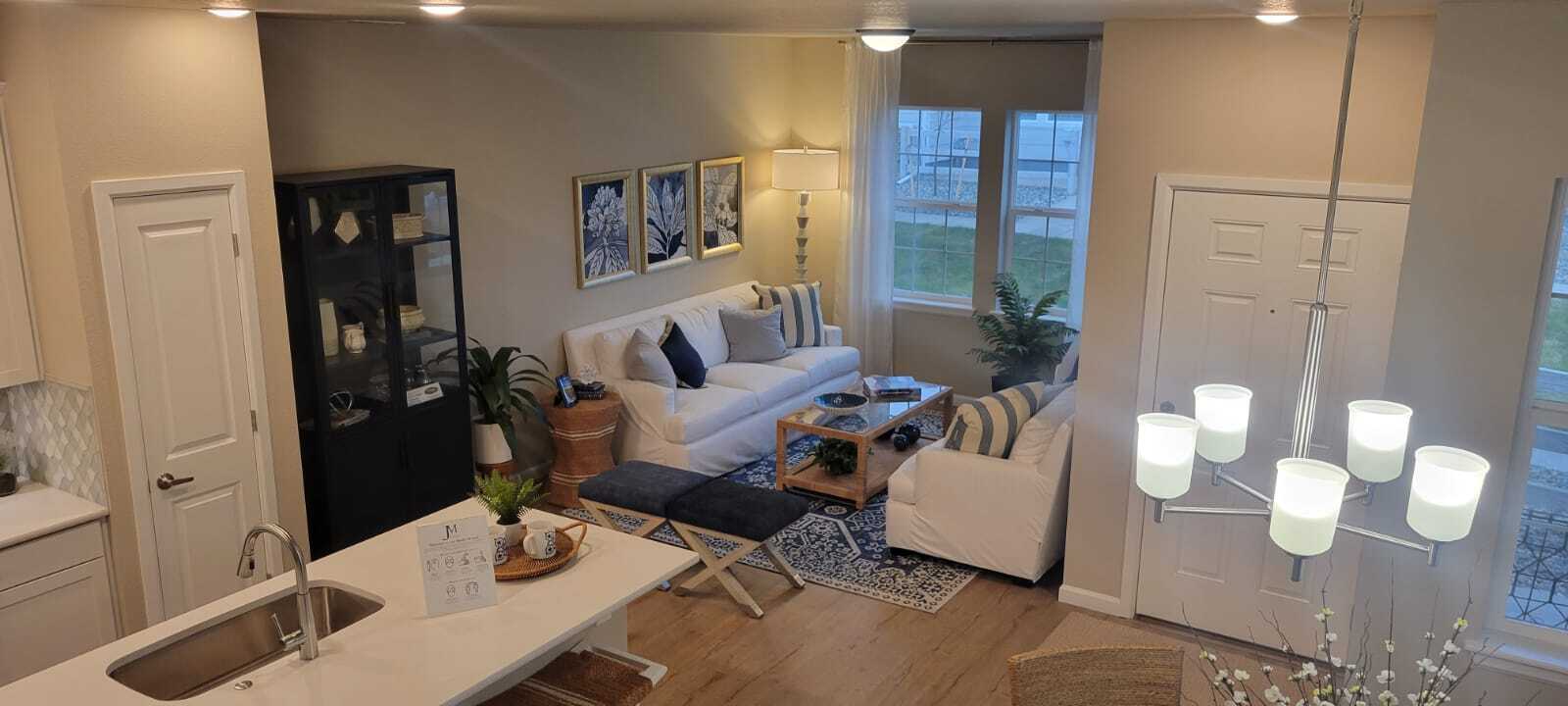 Living Room - Model Home - 5309 Snowy Egret Grv