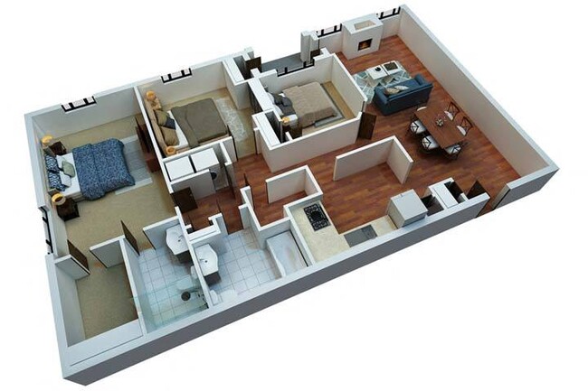 Floorplan - The Austin Apartment Homes