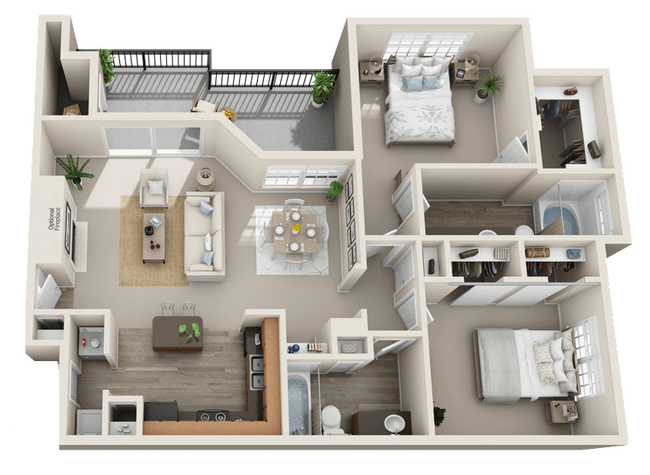 Floorplan - TalaVera Apartments