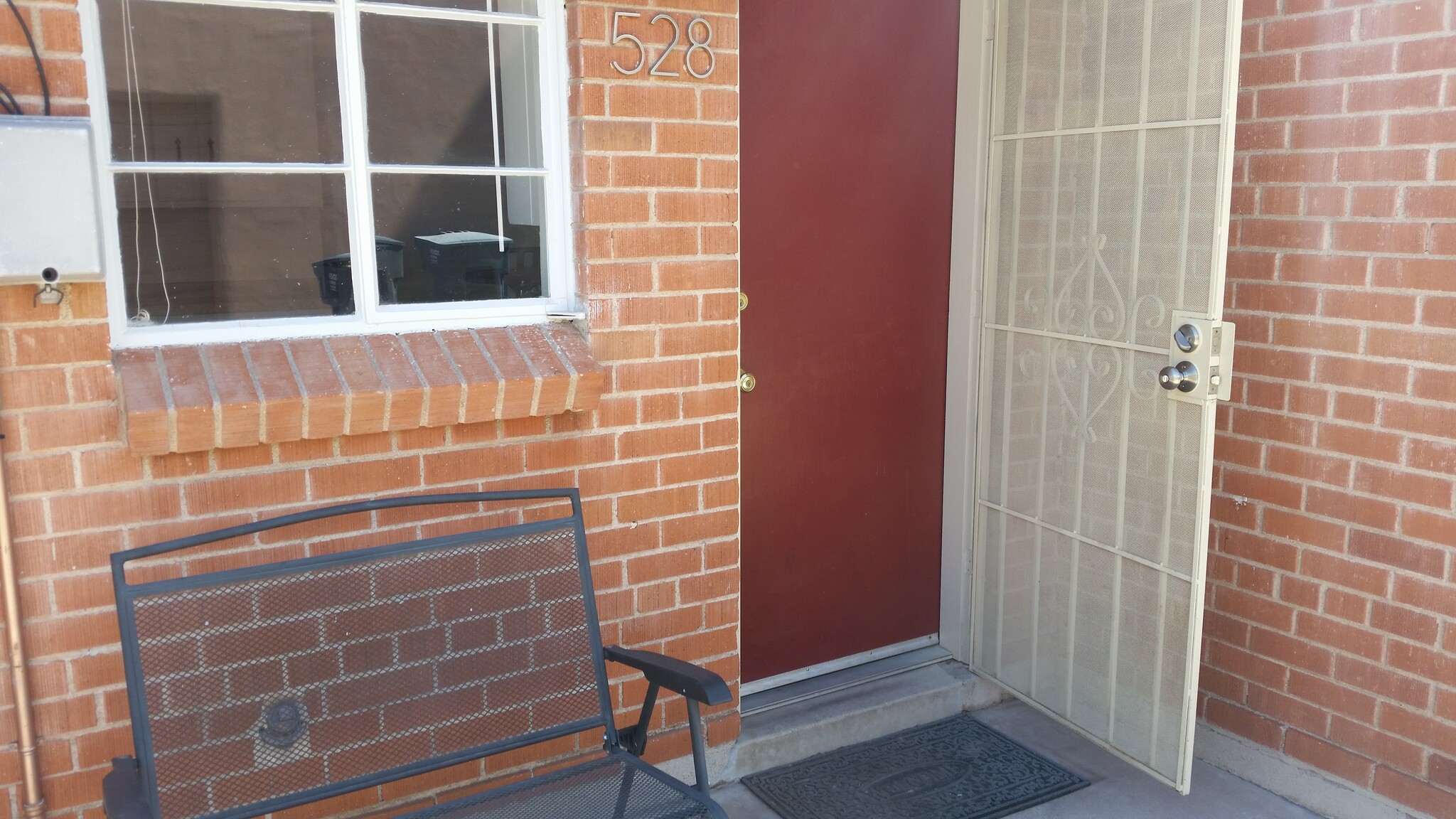 Park at kitchen door - 528 N Olsen Ave