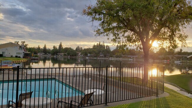 Sunset View at Main Pool - 6614 Embarcadero Dr