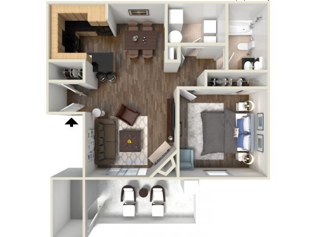 Floorplan - Apres Apartment Homes