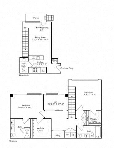 Floorplan - 1110 Key Federal Hill