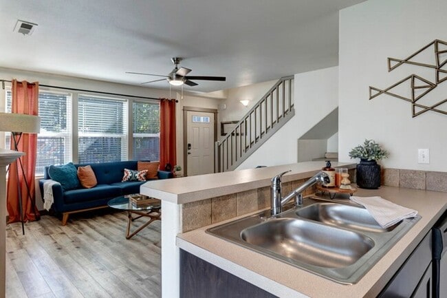 Contemporary Kitchen with Patio Access