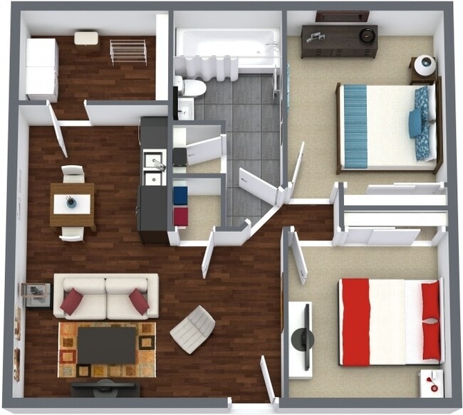 Floorplan - Orleans Apartments