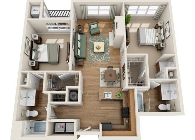 Floorplan - Summerfield At Morgan Metro Apartments